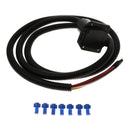 78.7'' 7 Pin Trailer Light Wiring Harness Extension Plug Round Wire Connector