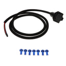 78.7'' 7 Pin Trailer Light Wiring Harness Extension Plug Round Wire Connector