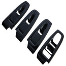 High Quality 4x Fiber Interior Window Switch Panel Trim for Subaru XV