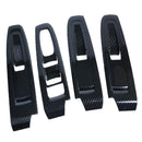 High Quality 4x Fiber Interior Window Switch Panel Trim for Subaru XV