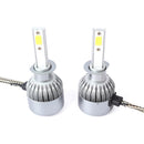 2Pcs H3 6LED Head Light Lamp 72W 8000LM Headlight Car Conversion Kit 6000K