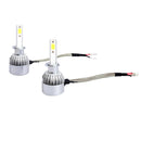 2Pcs H3 6LED Head Light Lamp 72W 8000LM Headlight Car Conversion Kit 6000K