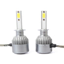2Pcs H3 6LED Head Light Lamp 72W 8000LM Headlight Car Conversion Kit 6000K