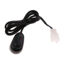 12V Car Push Button On/Off Switch Waterdrop Shape with Red/Green LED Lights
