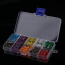 100 Pieces Vehicles Insurance Insert Blade Fuse + 5 Inline Fuse Holder 16AWG