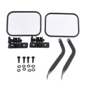 2Pcs RR Reversing Mirror Rectangular Mirrors For Jeep Wrangler 97~06 07~17