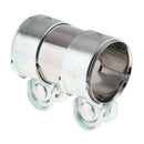 High Quality Mild Stainless Steel Clamp Car Exhaust Pipe Clip Tail Throat Hoop 51mm Inner Diameter Silver