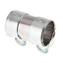 High Quality Mild Stainless Steel Clamp Car Exhaust Pipe Clip Tail Throat Hoop 51mm Inner Diameter Silver