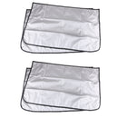 2 Pairs Foldable Car Oblique Side Sun Shield Windshield Protector Curtains