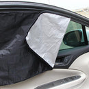 2 Pairs Foldable Car Oblique Side Sun Shield Windshield Protector Curtains