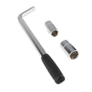 Telescopic Car Socket Wheel Brace Wrench Tyre Screw Removal Tool Two In One