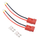Pair 50A Battery Quick Connect Disconnect Electrical Plug Kits Winch Trailer