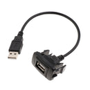 High Quality USB Cable 1 Port in Socket for TOYOTA VIGO FORTUNER 2004-2012