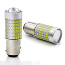 2 Pieces 1156 LED Fog Light Bulbs W/ Projector 1200 Lumens 6000K Xenon White