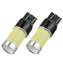 2 Pieces 7443 LED Fog Light Bulbs W/ Projector 1200 Lumens 6000K Xenon White