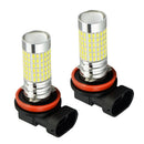 2 Pieces H11 LED Fog Light Bulbs W/ Projector 1200 Lumens 6000K Xenon White