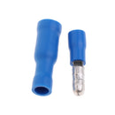 High Quality 100Pcs Car Insulated Wire Butt Connector 16-14AWG Blue