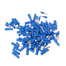 High Quality 100Pcs Car Insulated Wire Butt Connector 16-14AWG Blue