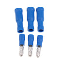 High Quality 100Pcs Car Insulated Wire Butt Connector 16-14AWG Blue
