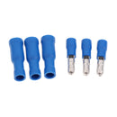 High Quality 100Pcs Car Insulated Wire Butt Connector 16-14AWG Blue