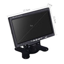 7'' HD 12V/24V Car Truck Backup Camera Cam Video Display Night Vision TFT LED Screen