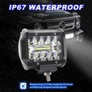 High Quality 4inch LED Work Light Bar Spot Flood Triple Row Driving Lamp 60W