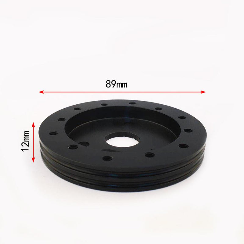 1.375'' Aluminium Alloy Steering Wheel Hub Adapter Spacer Pad Gasket 6 Hole To 3 Hole