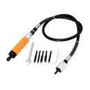 Electric Woodworking Woodcut Hand Carving Chisel with Flexible Shaft Wrench Chisels Set Tools