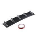 Car Part Rear Bumper Lip Chassis Spoiler Shark Fin Diffuser Made of High Quality ABS Plastic
