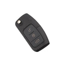 3 BTN Flip Folding Remote Key Fob Case Shell For Ford Focus Fiesta C Max K