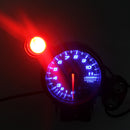 3.75" Car Tachometer Gauge Meter Blue LED Display With Shift Light 12V B1116