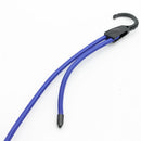 51 Inch Car Clothes Hanger Elastic Clothesline Belts Rope Blue Rubber