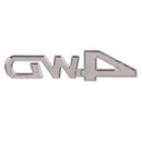 4WD'' Red Chrome 3D Badge Four Wheel Drive Car Sticker Decal