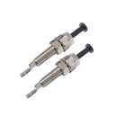 2pcs Universal Car Truck Door Trunk Alarm Light Hood Jamb Pin Switch Bonnet Length: 70mm / 2.75