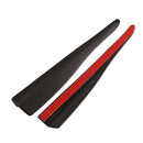 1 Pair Rearview Mirror Anti-scratch Trim Protector Sticker 28cm Carbon Fiber