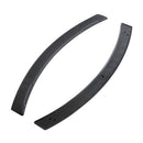 Pair Car Fender Flares Arch Wheel Eyebrow Strip Protector Trims Carbon Fiber