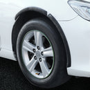Pair Car Fender Flares Arch Wheel Eyebrow Strip Protector Trims Carbon Fiber