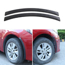 Pair Car Fender Flares Arch Wheel Eyebrow Strip Protector Trims Carbon Fiber