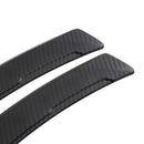 Pair Car Fender Flares Arch Wheel Eyebrow Strip Protector Trims Carbon Fiber