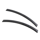 Pair Car Fender Flares Arch Wheel Eyebrow Strip Protector Trims Carbon Fiber