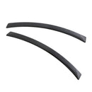 Pair Car Fender Flares Arch Wheel Eyebrow Strip Protector Trims Carbon Fiber