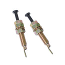 2pcs Universal Car Truck Door Trunk Alarm Light Hood Jamb Pin Switch Bonnet Length: 70mm / 2.75
