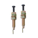 2pcs Universal Car Truck Door Trunk Alarm Light Hood Jamb Pin Switch Bonnet Length: 70mm / 2.75