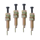 4pcs Universal Car Truck Door Trunk Alarm Light Hood Jamb Pin Switch Bonnet Length: 70mm / 2.75" Screw length: 35mm / 1.37"