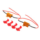 1 Pair 12V 25W 10Ohm Load Resistor To Fix Turn Signal Flash