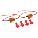 1 Pair 12V 25W 10Ohm Load Resistor To Fix Turn Signal Flash