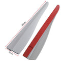 2 Pieces Car Body Rearview Mirror Anti-scratch Protector Strips 280mm Grey