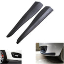1 Pair Universal Car Body Bumper Anti-Collision Protector Strips 280mm Black