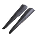1 Pair Universal Car Body Bumper Anti-Collision Protector Strips 360mm Black
