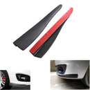 1 Pair Universal Car Body Bumper Anti-Collision Protector Strips 360mm Black